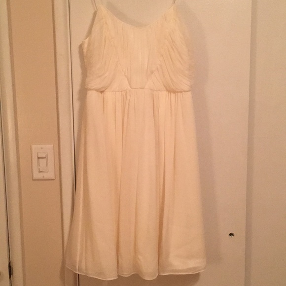 anthropologie little white dress